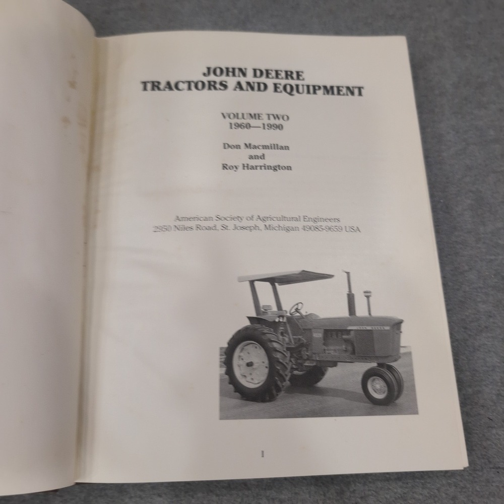 John Deere Tractors and Equipment Volume Two 1960-1990 Macmillan Harrington ASAE - Picture 3 of 7